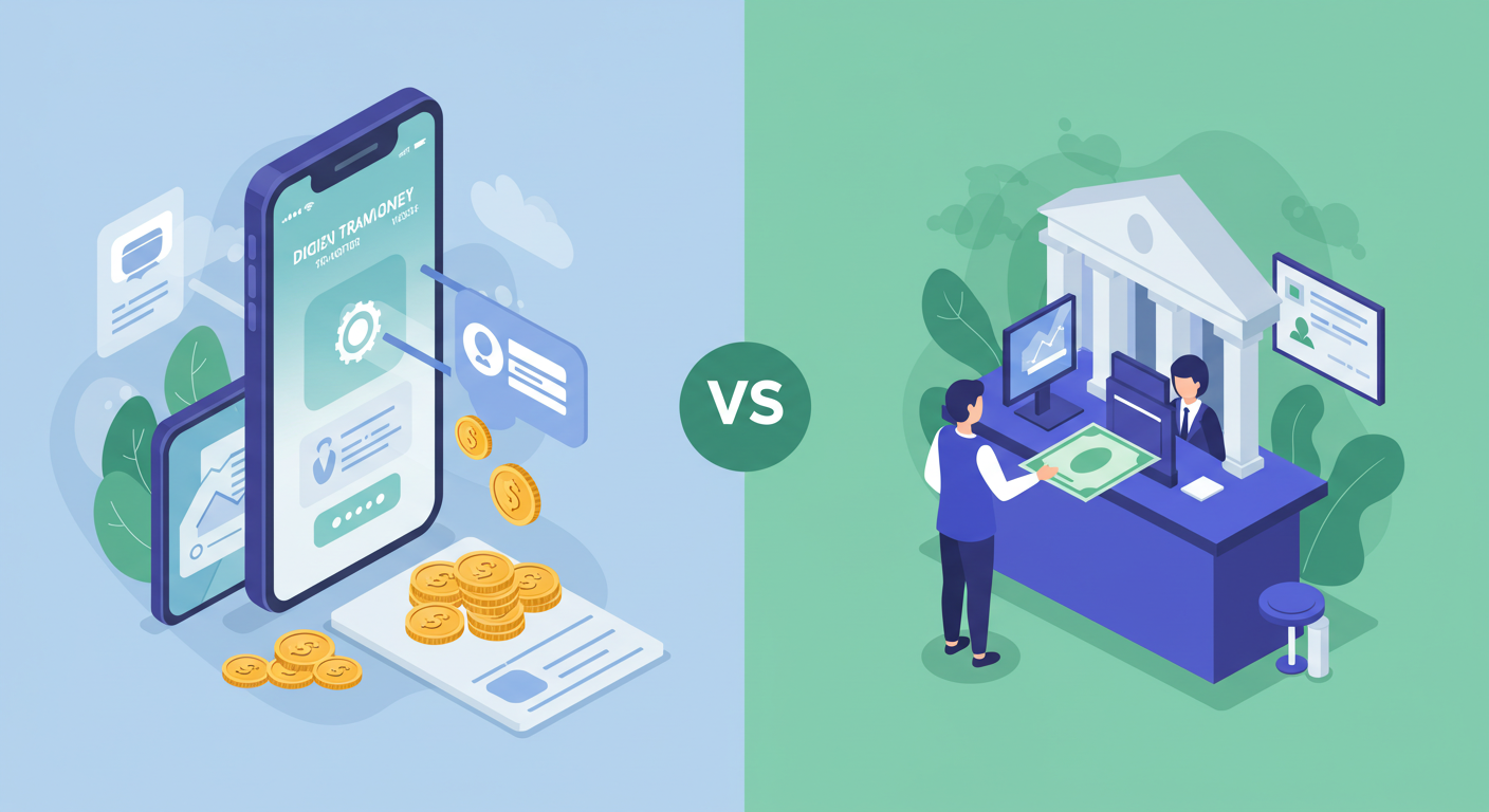 Digital vs Traditional Money Transfers in Iraq: Rakiiz Advantage